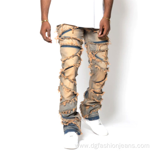 Men's Stacked Jeans Trousers